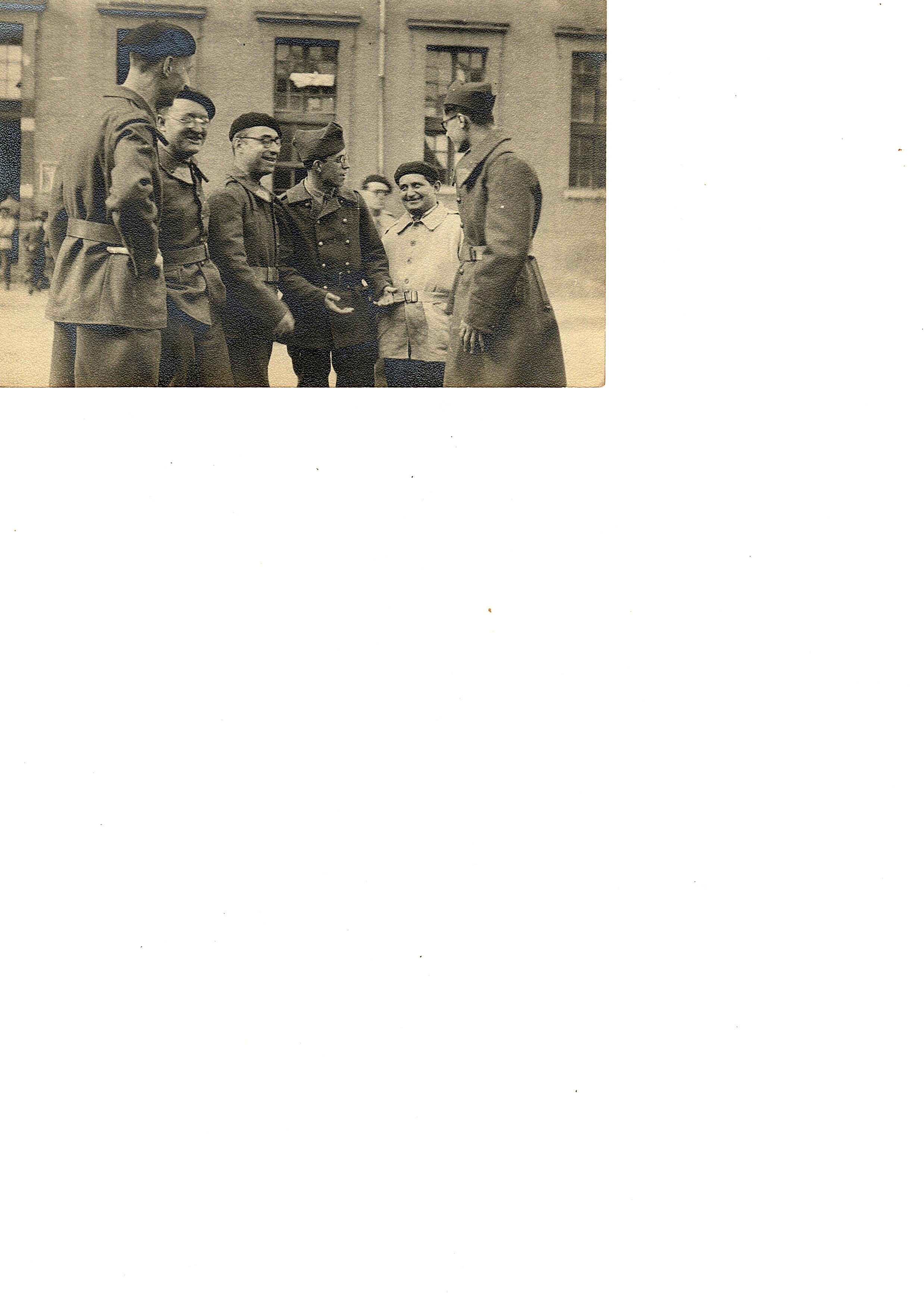 Pierre Gamarra lors de son service militaire (1939 ou 1940).